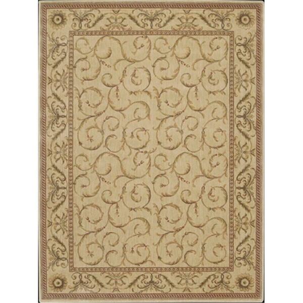 Nourison Somerset Area Rug Collection Ivory 5 Ft 6 In. X 7 Ft 5 In. Rectangle 99446825186